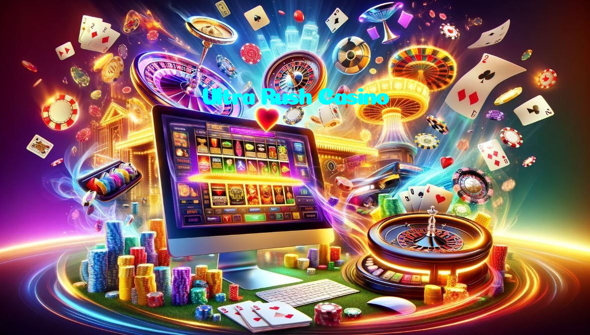 Ultra Rush Casino casino presented on mobile device in Pakistan with slots and live games